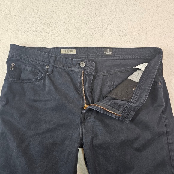 AG Adriano Goldschmied The Protege Straight Leg Navy Blue Pants 38x34 - Picture 8 of 11